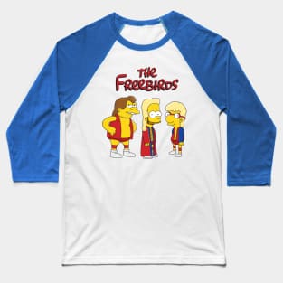 The Fabulous Freebirds - Simpsons Baseball T-Shirt